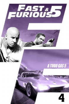 poster Rápidos y Furiosos 5  (2011)