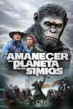 poster El planeta de los simios Confrontación