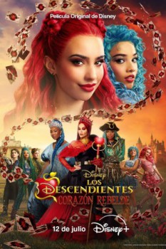 poster Los descendientes: Corazón rebelde  (2024)