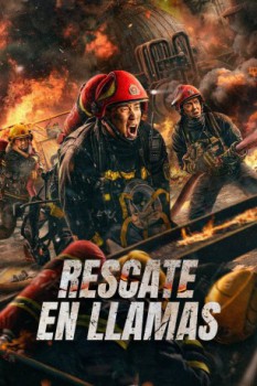 poster Rescate en llamas  (2023)