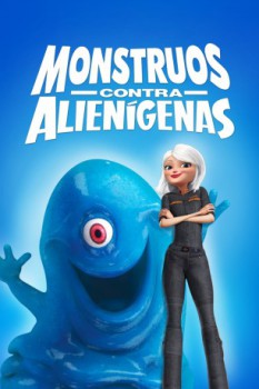 poster Monstruos contra alienígenas  (2009)